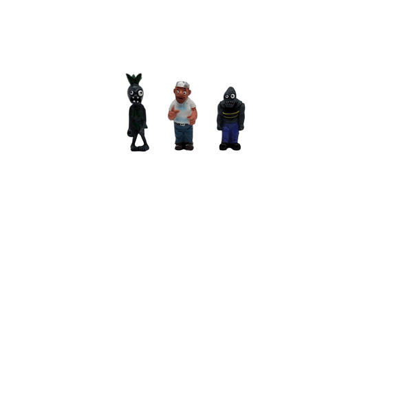 Plants Vs. Zombies Action Figures Toy Lot of 3 PVC toys Cake Topper - Picture 1 of 9